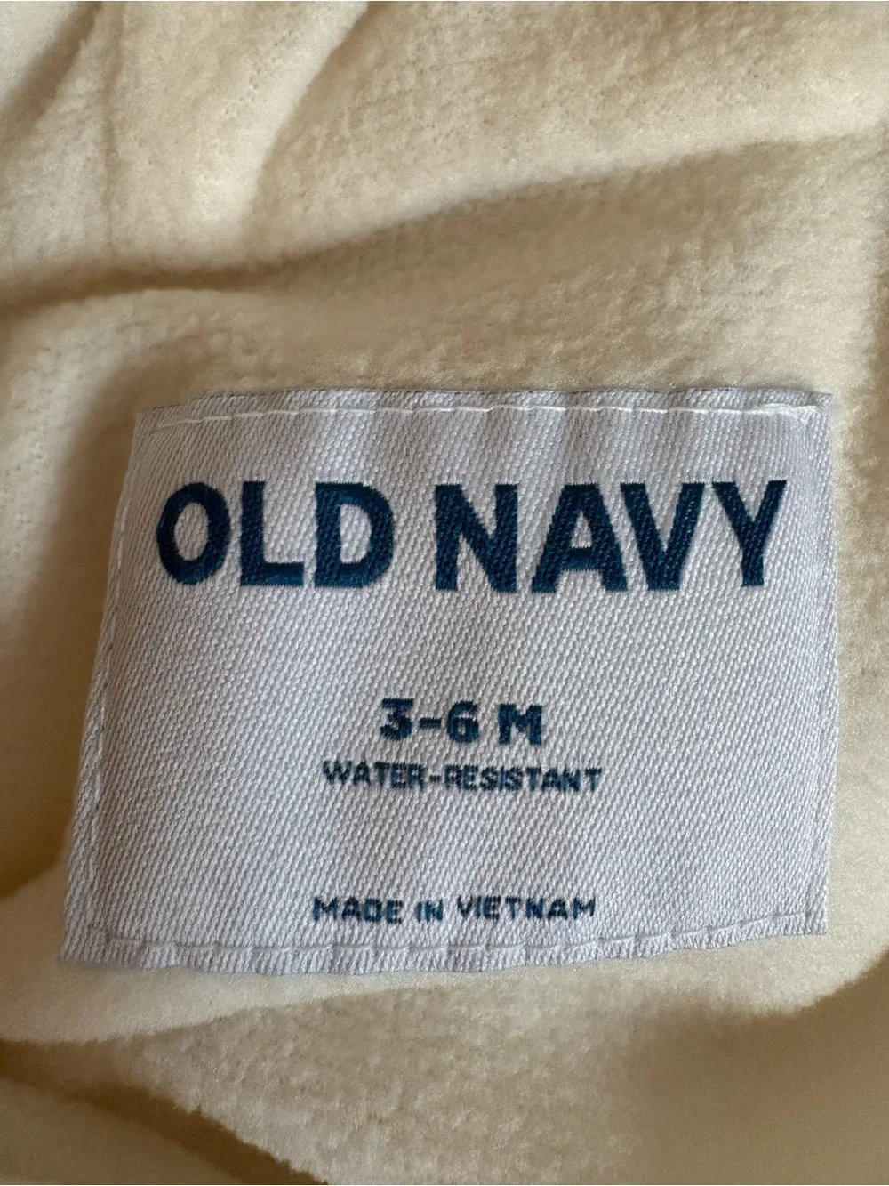 Old Navy Cream Floral Puffer One-Piece